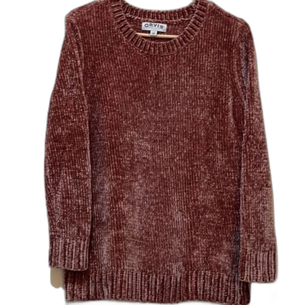 Orvis Women's Chenille Sweater - Rich Burgundy